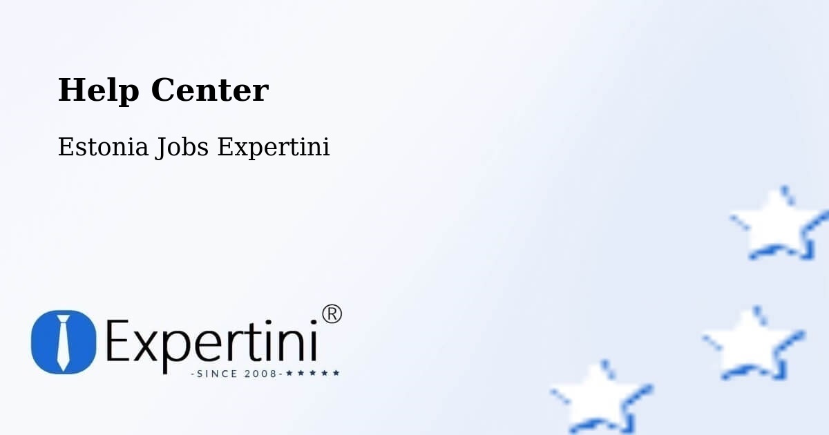 Help Center – Pringi - Estonia Jobs Expertini