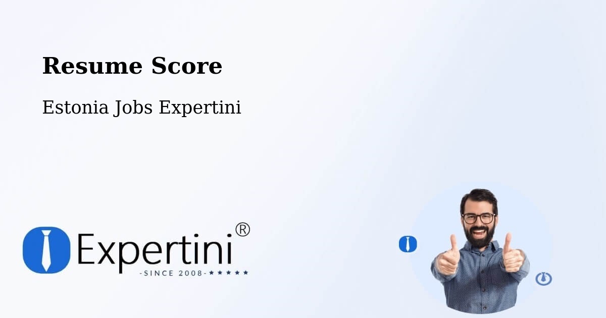 Resume Score & Job Description Match Tool – Pringi - Estonia Jobs Expertini