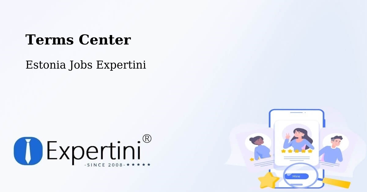 Terms of Service – Pringi - Estonia Jobs Expertini
